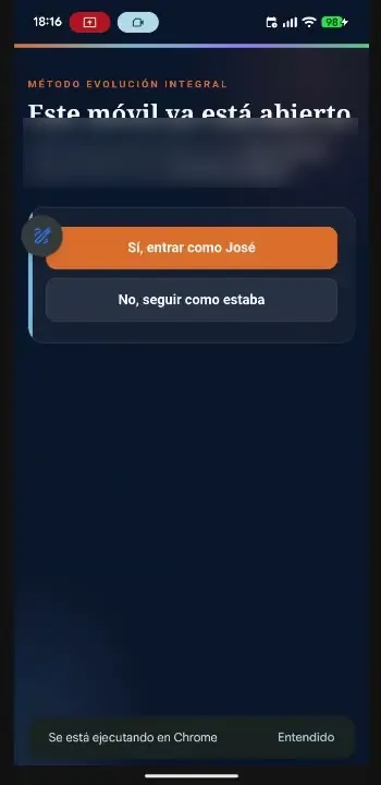 En tu Pixel: Este móvil ya está abierto, ¿entrar como José?